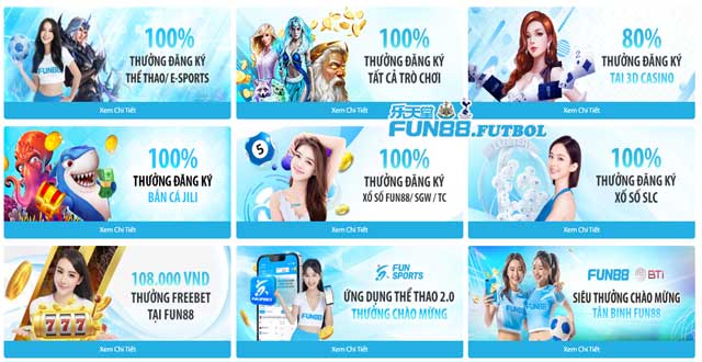 Siêu khuyến mãi Fun88 cho lính mới cực 'khủng'